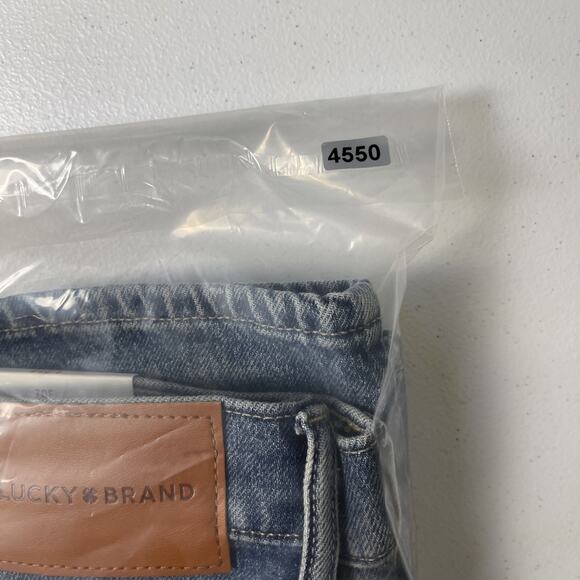 Lucky Brand Zoe High Rise Straight Leg Ankle Jeans Studded 4/27 NEW $149 MSRP - Picture 9 of 9